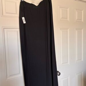 Elegant Black Maxi Skirt